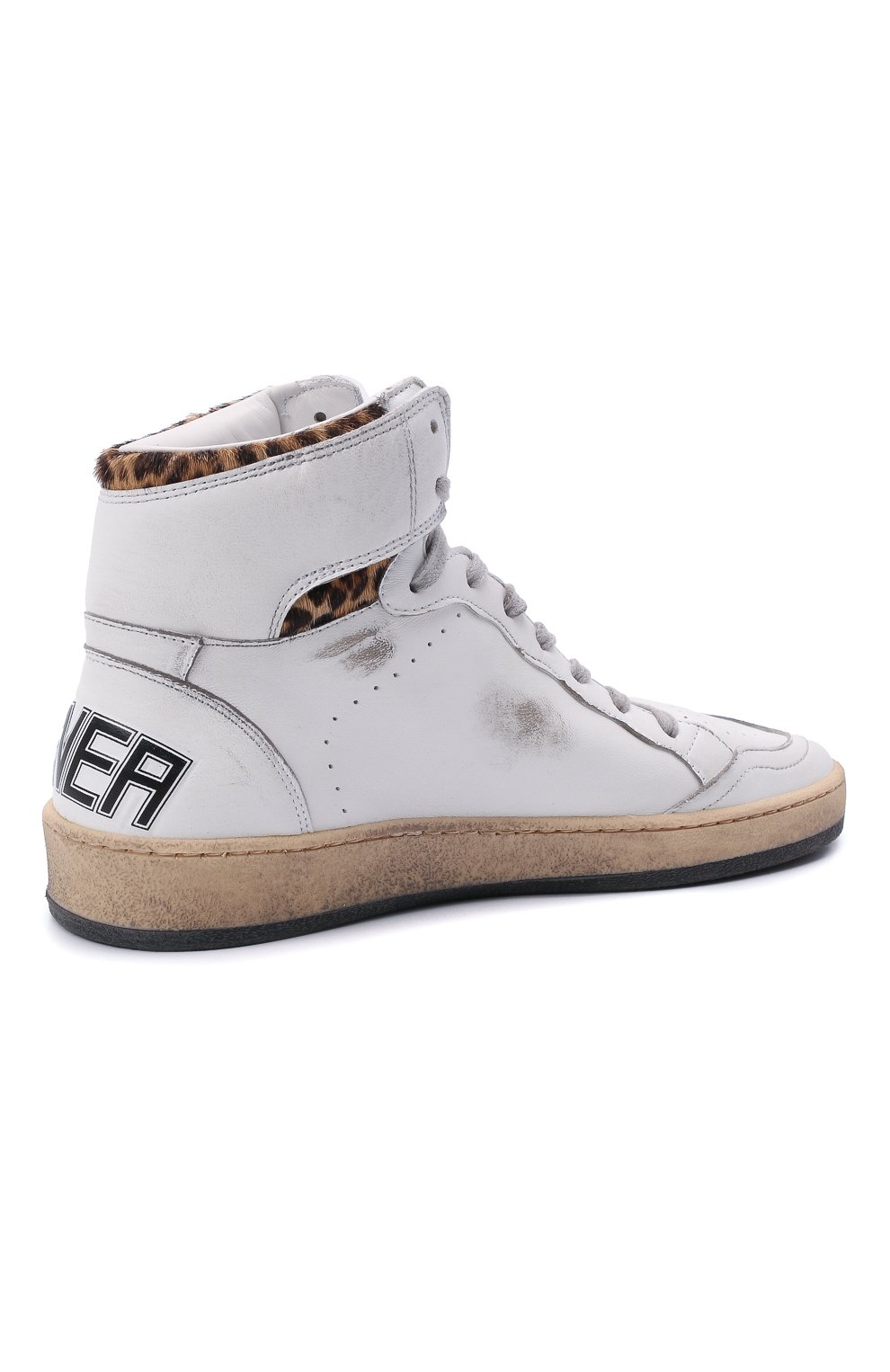 Кожаные кеды sky star GOLDEN GOOSE DELUXE BRAND, арт. GWF00230.F002193, фото 4