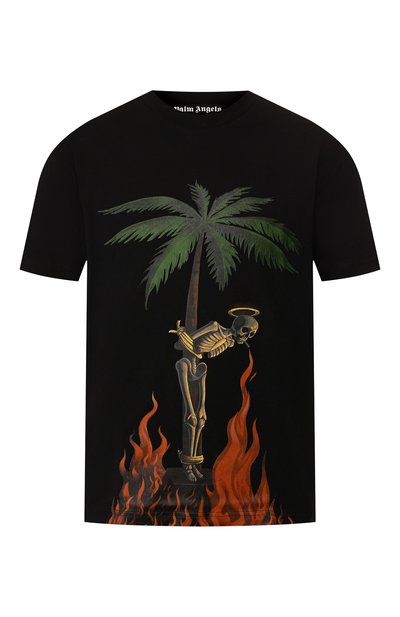 Хлопковая футболка PALM ANGELS, арт. PMAA001R204130341088, фото 1