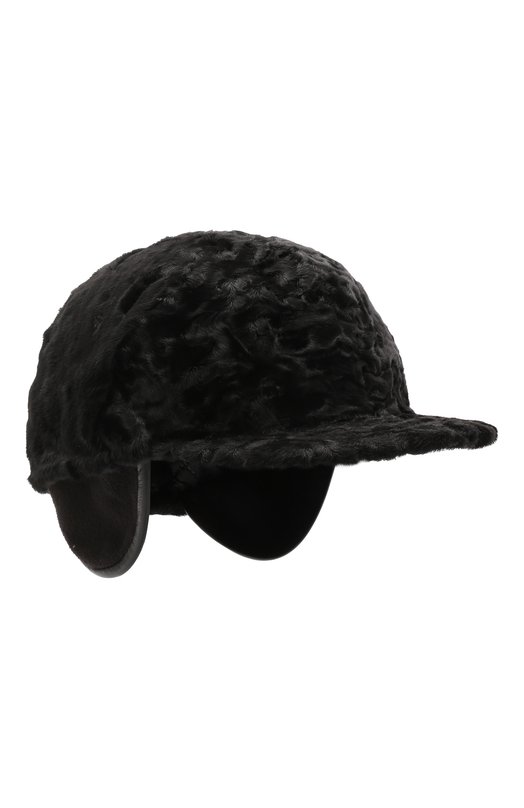Бейсболка из каракульчи FurLand 0228803810077200091 Чёрный 0228803810077200091