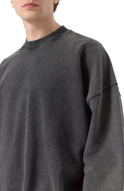 Хлопковый свитшот ROADLESS темно-серого цвета по цене 29950 руб., арт. RSS-C, фото 5 Хлопковый свитшот ROADLESS, арт. RSS-C, фото 5