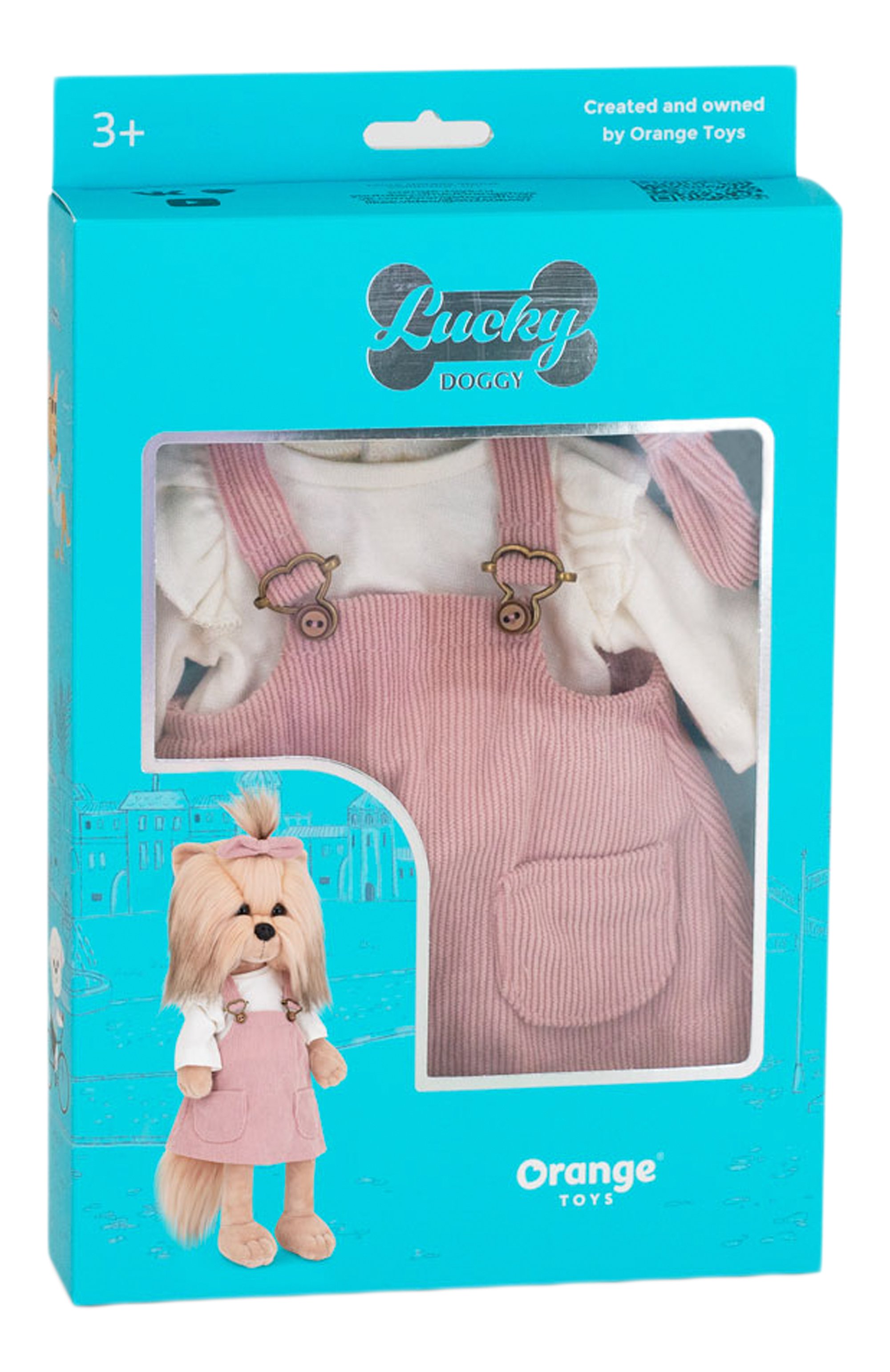 Одежда для игрушки lucky doggy ORANGE TOYS розового цвета по цене 1740 руб., арт. L114, фото 2 Одежда для игрушки lucky doggy ORANGE TOYS, арт. L114, фото 2