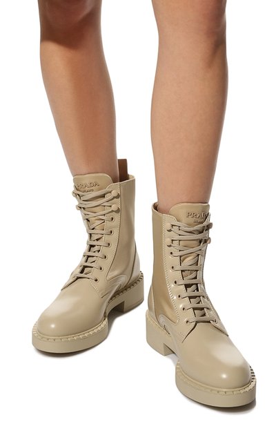 Комбинированные ботинки PRADA, арт. 1T782M-3LF7-F0F24-B050, фото 3