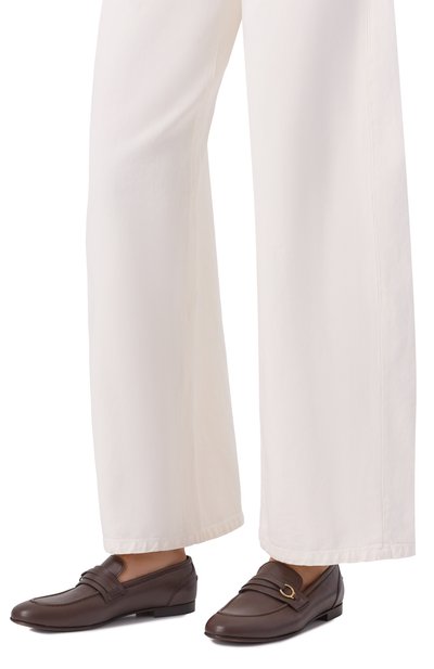 Женские кожаные лоферы BRUNELLO CUCINELLI, арт. MZSKC3258