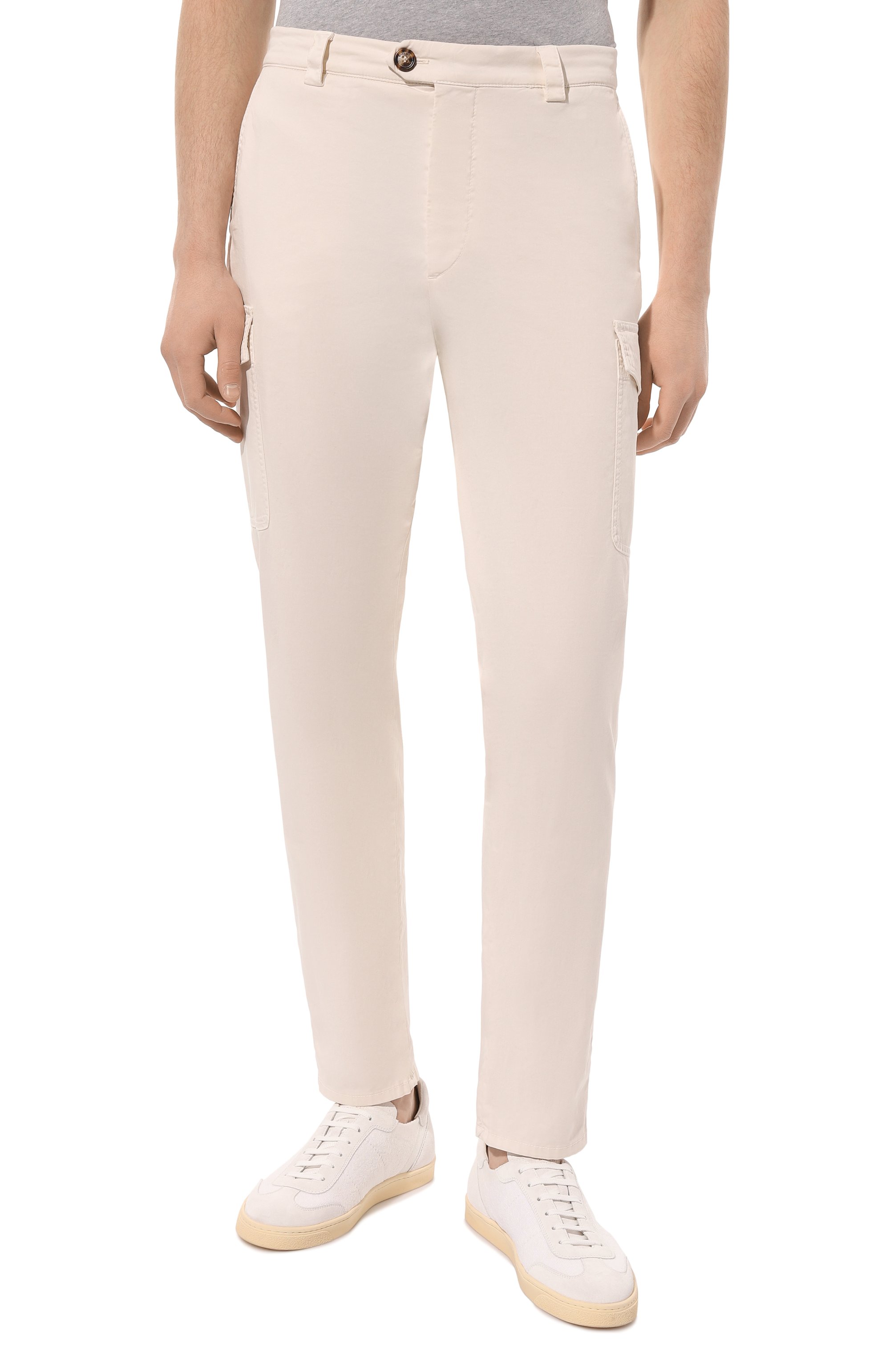 Хлопковые брюки-ка рго BRUNELLO CUCINELLI, арт. M289LE1890, фото 3