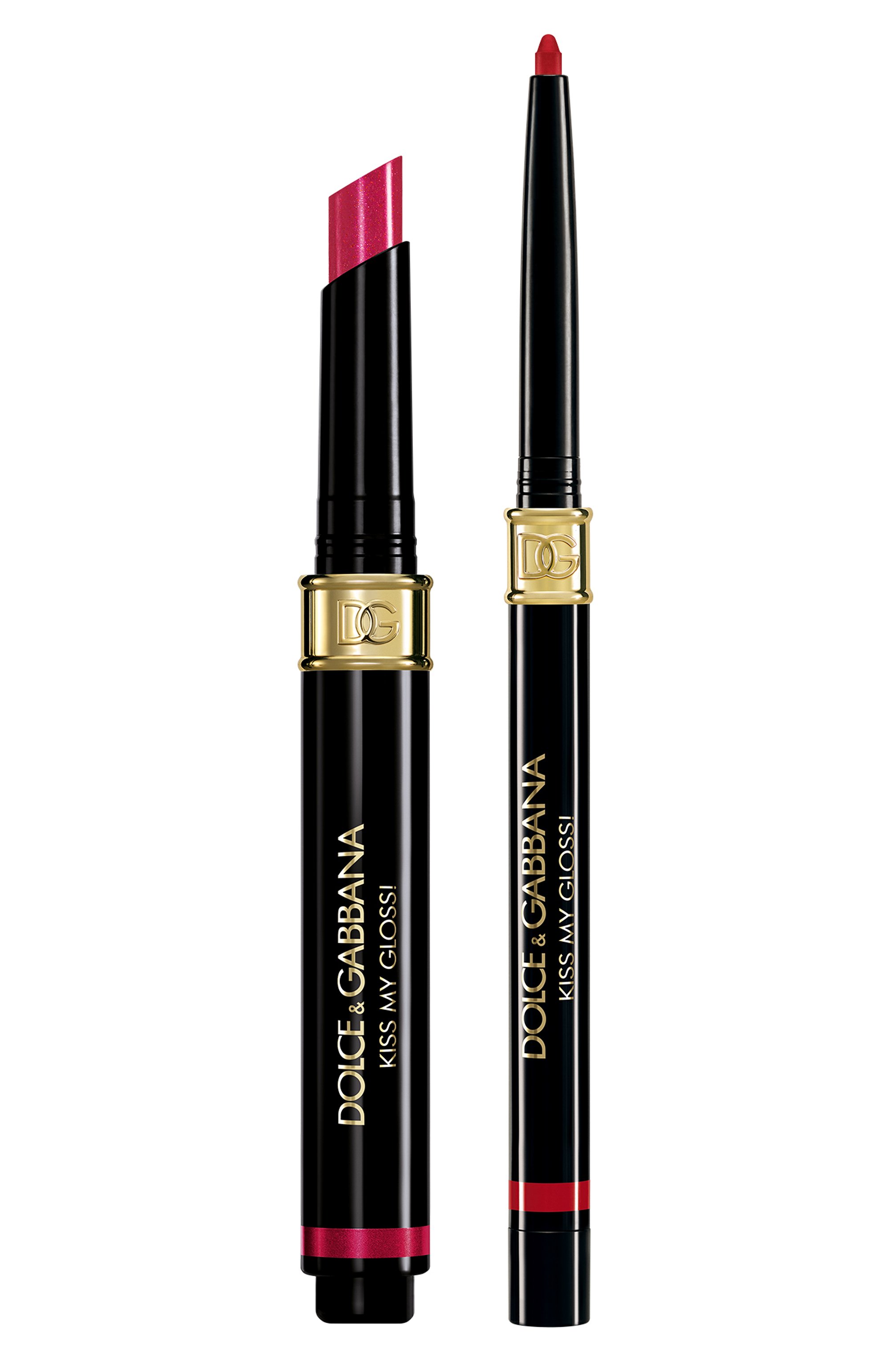 Дуэт средств для губ kiss my gloss!, оттенок 05 pout DOLCE & GABBANA цвета по цене 6100 руб., арт. 8057971182442, фото 1 Дуэт средств для губ kiss my gloss!, оттенок 05 pout DOLCE & GABBANA, арт. 8057971182442, фото 1