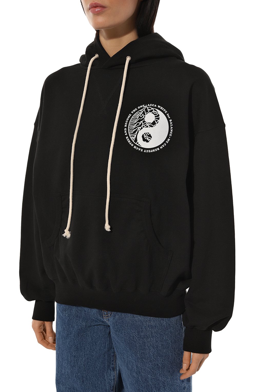 Хлопковое худи AECA WHITE, арт. FWCMFWBDTSPSO010C0, фото 3