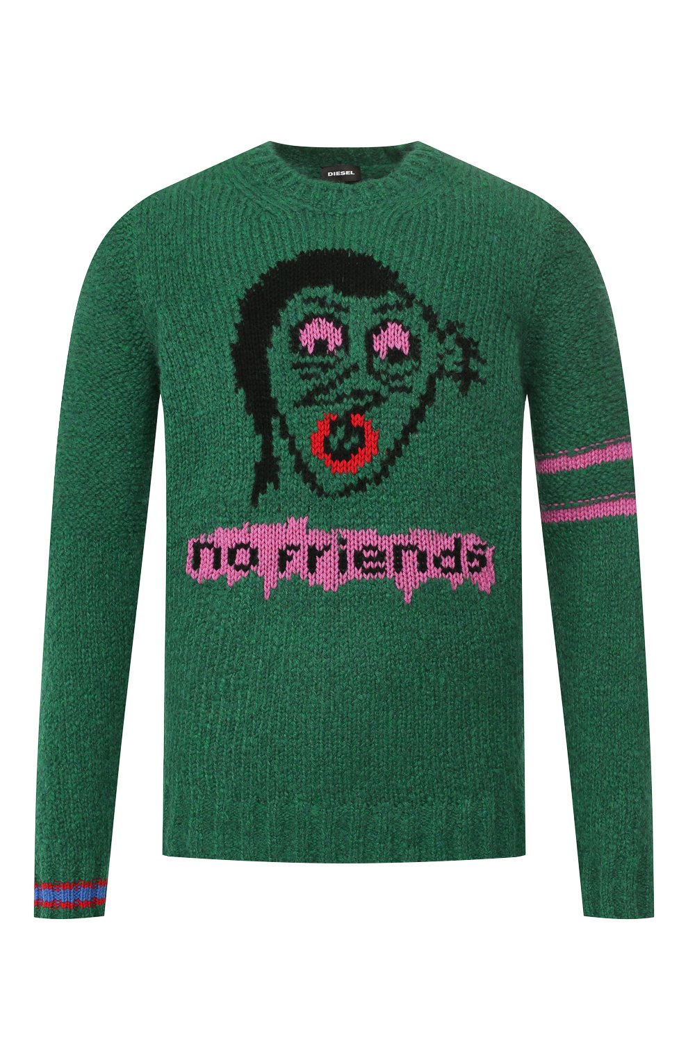 Свитер DIESEL зеленого цвета по цене 22700 руб., арт. 00SYN5/0AAWZ, фото 1 Свитер DIESEL, арт. 00SYN5/0AAWZ, фото 1