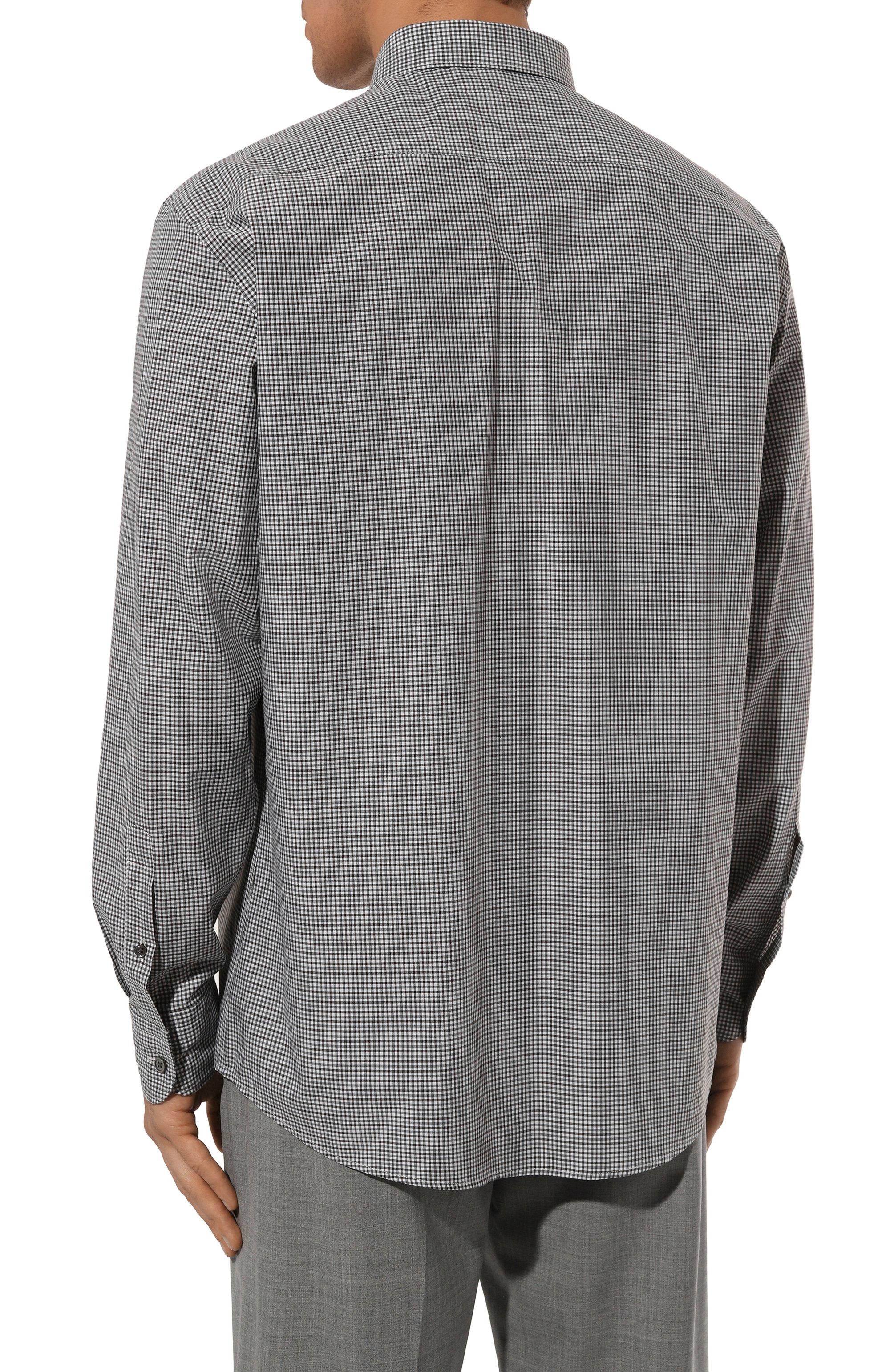 Хлопковая рубашка ZEGNA, арт. UDX21A7/SRF5, фото 4