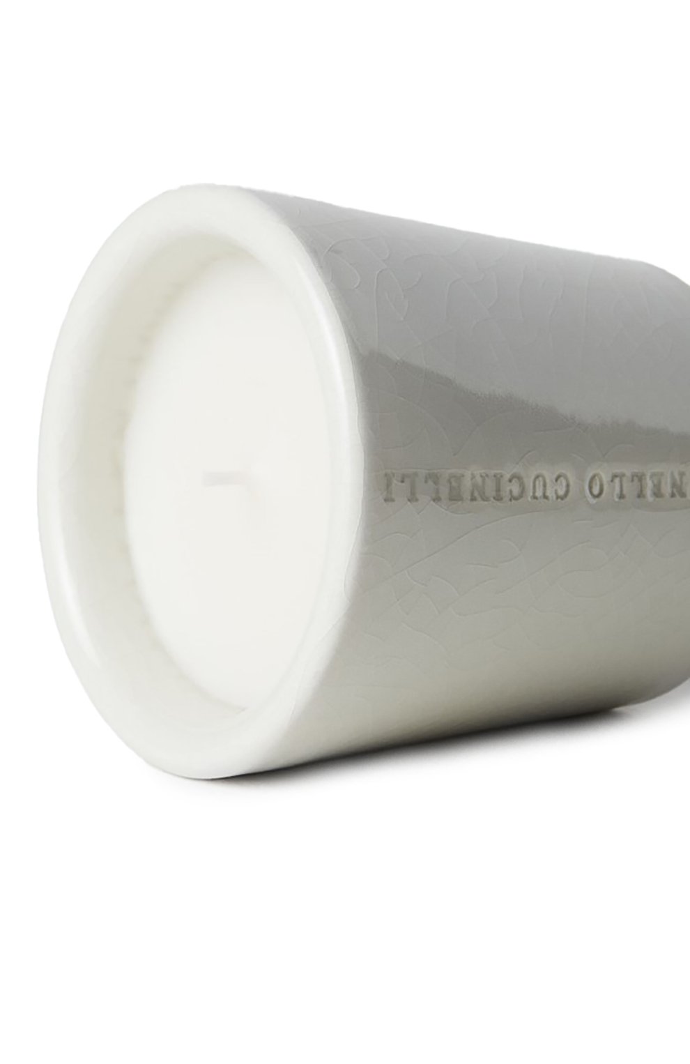 Свеча в стакане BRUNELLO CUCINELLI белого цвета по цене 26800 руб., арт. MLCANDBC1, фото 3 Свеча в стакане BRUNELLO CUCINELLI, арт. MLCANDBC1, фото 3
