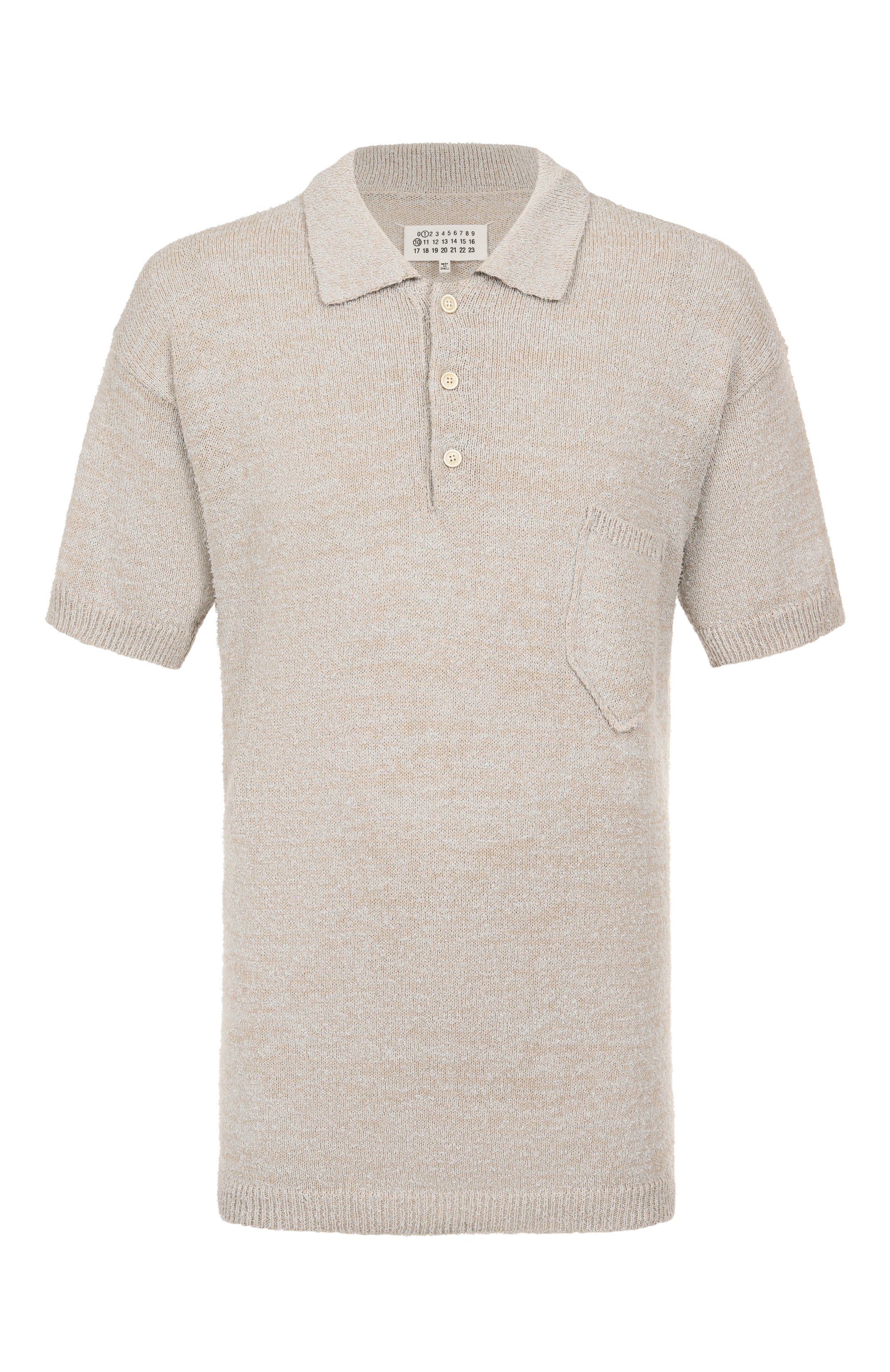 Поло из хлопка и шерсти MAISON MARGIELA, арт. S50GL0062/M13152, фото 1