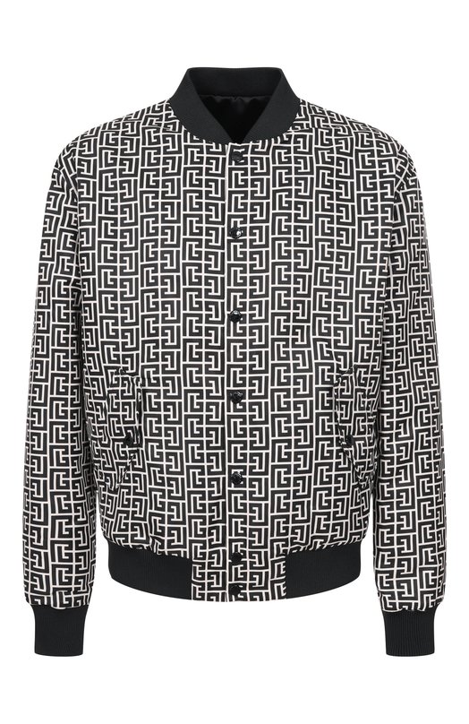 Двусторонний бомбер Balmain GH1TFA27/XL26 Чёрно-белый GH1TFA27/XL26