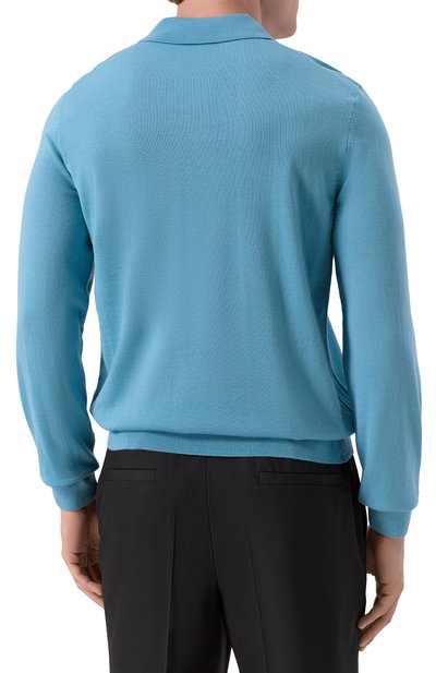 Шерстяное поло BOSS, арт. 50476355, фото 4