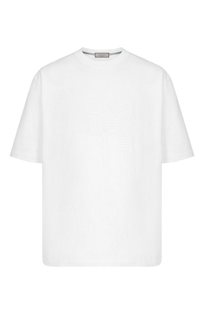 Мужская хлопковая футболка CANALI, арт. T0943/MJ02436