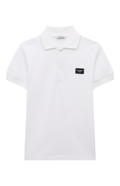 Хлопковое поло DOLCE & GABBANA, арт. L4JTGW/G7M4T/8-14