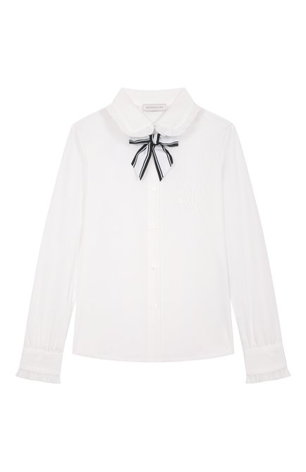 Хлопковая рубашка MONNALISA, арт. 18FCAS