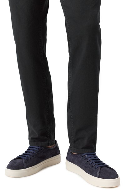 Замшевые кеды voilee SANTONI, арт. MBGG22086PNNTEGC, фото 3