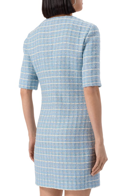 Твидовое платье MVST H171/3056 Голубой  H171/3056 Фото 3