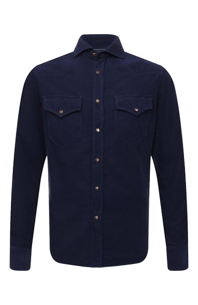 Хлопковая рубашка BRUNELLO CUCINELLI, арт. ML6884008, фото 1