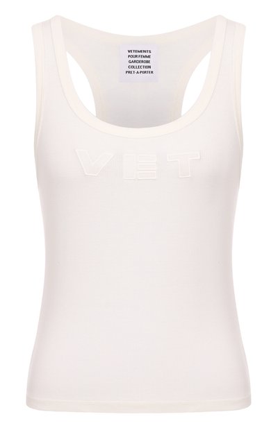 Женская хлопковая майка VETEMENTS, арт. WH76TT200W