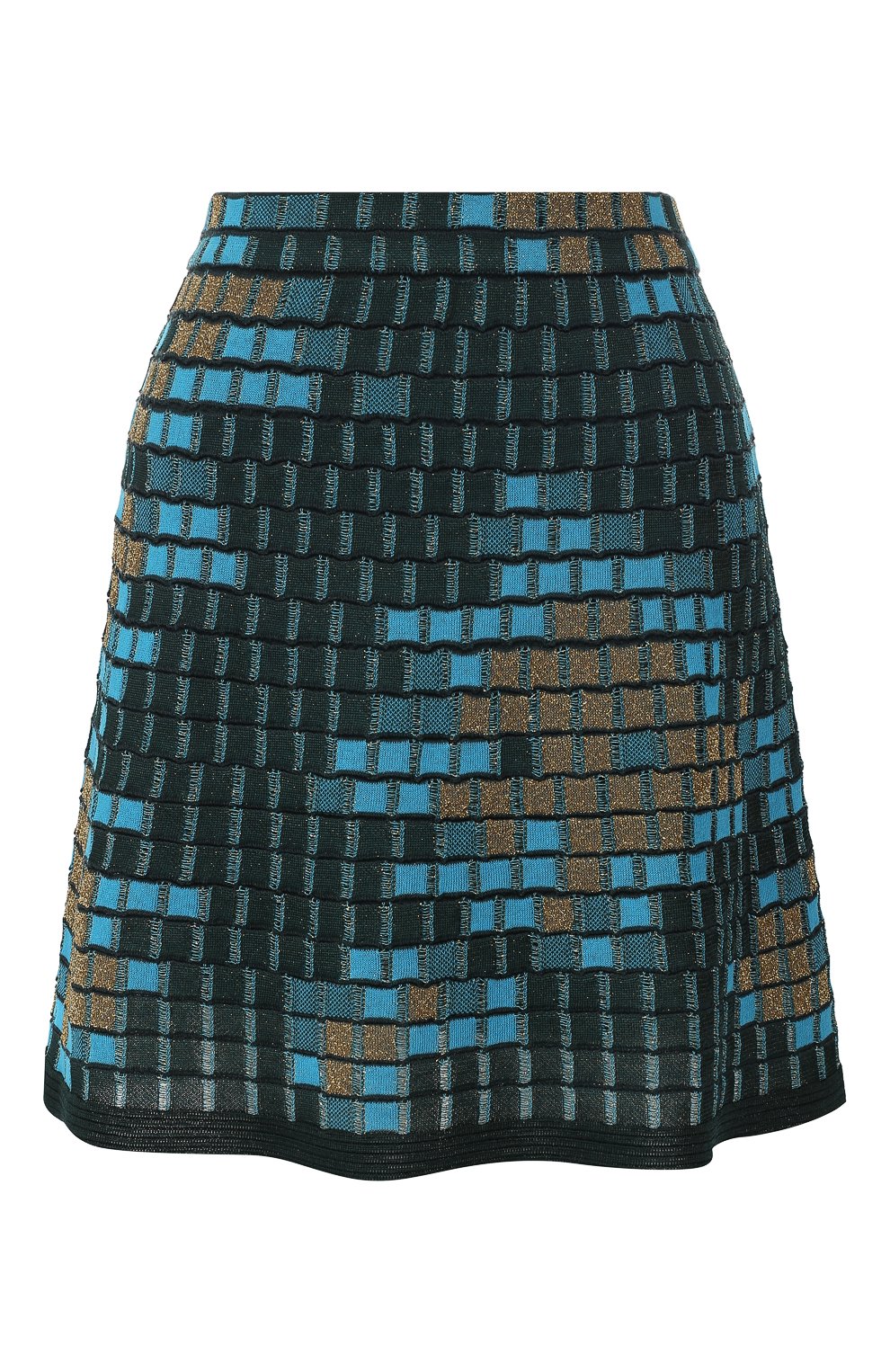 Юбка с эластичным поясом M MISSONI синего цвета по цене 30850 руб., арт. 2DH00013/2K0019, фото 1 Юбка с эластичным поясом M MISSONI, арт. 2DH00013/2K0019, фото 1