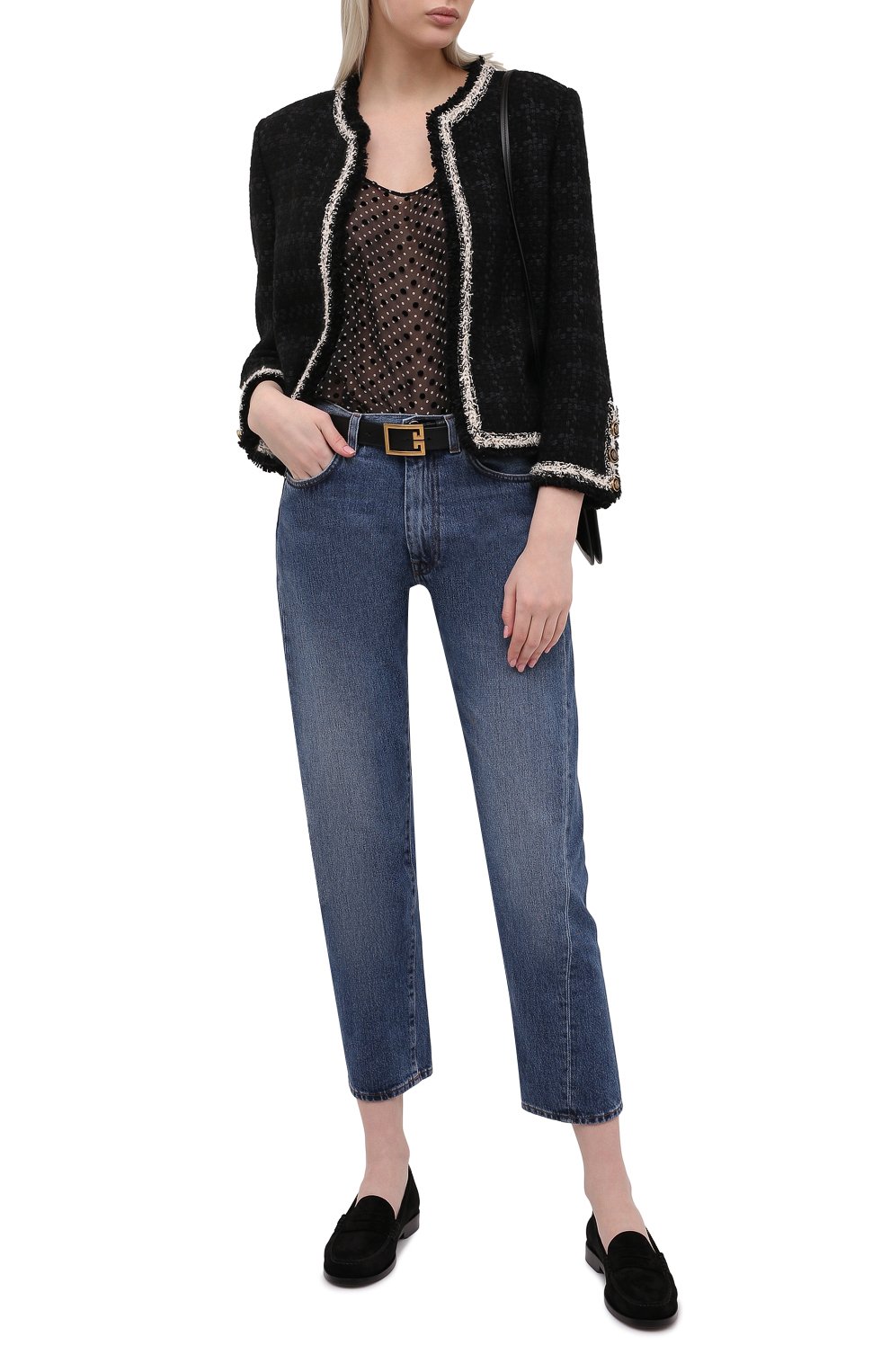 Жакет из шерсти и шелка SAINT LAURENT, арт. 653214/Y5C78, фото 2