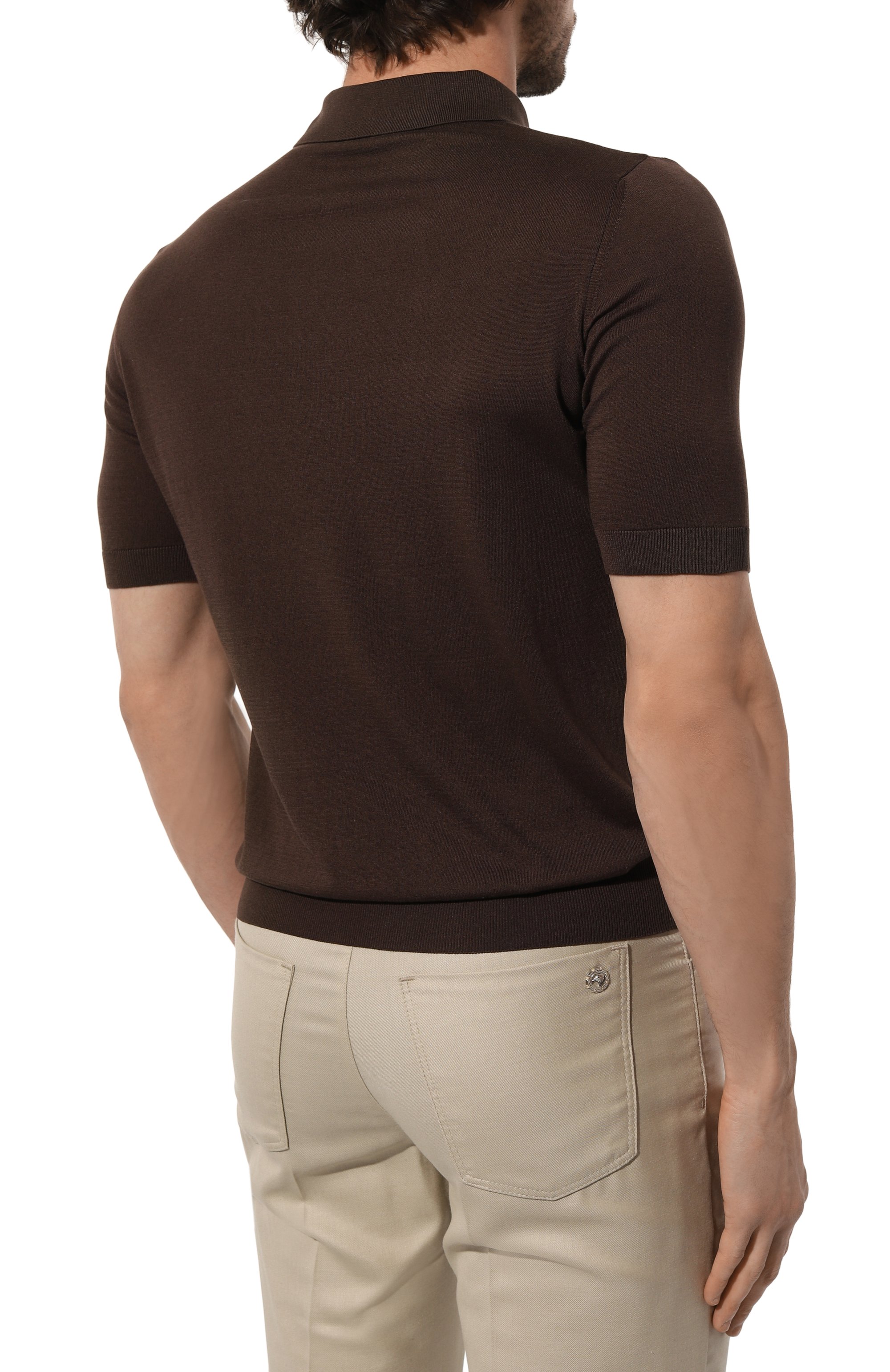 Поло из шелка и хлопка ZILLI, арт. KZP002M0145VVM000, фото 4