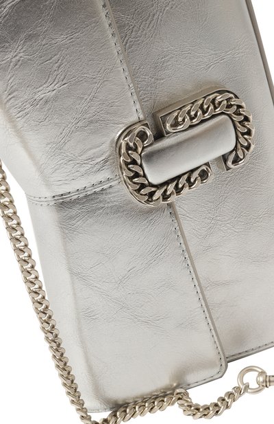 Сумка the top MARC JACOBS (THE) серебряного цвета по цене 55900 руб., арт. 2F3HCL079H01, фото 3 Сумка the top MARC JACOBS (THE), арт. 2F3HCL079H01, фото 3