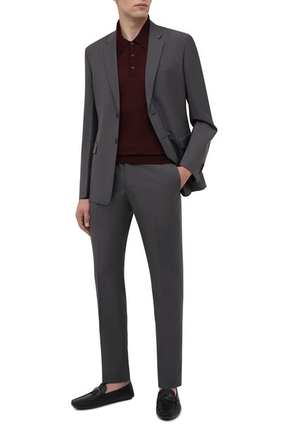 Кожаные мокасины PRADA черного цвета по цене 76000 руб., арт. 2DD164-053-F0002-U00I, фото 2 Кожаные мокасины PRADA, арт. 2DD164-053-F0002-U00I, фото 2