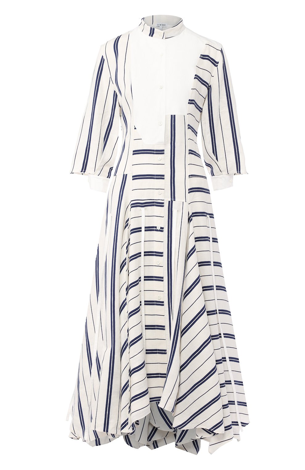 Платье из смеси льна и хлопка LOEWE, арт. D2196032F0, фото 1