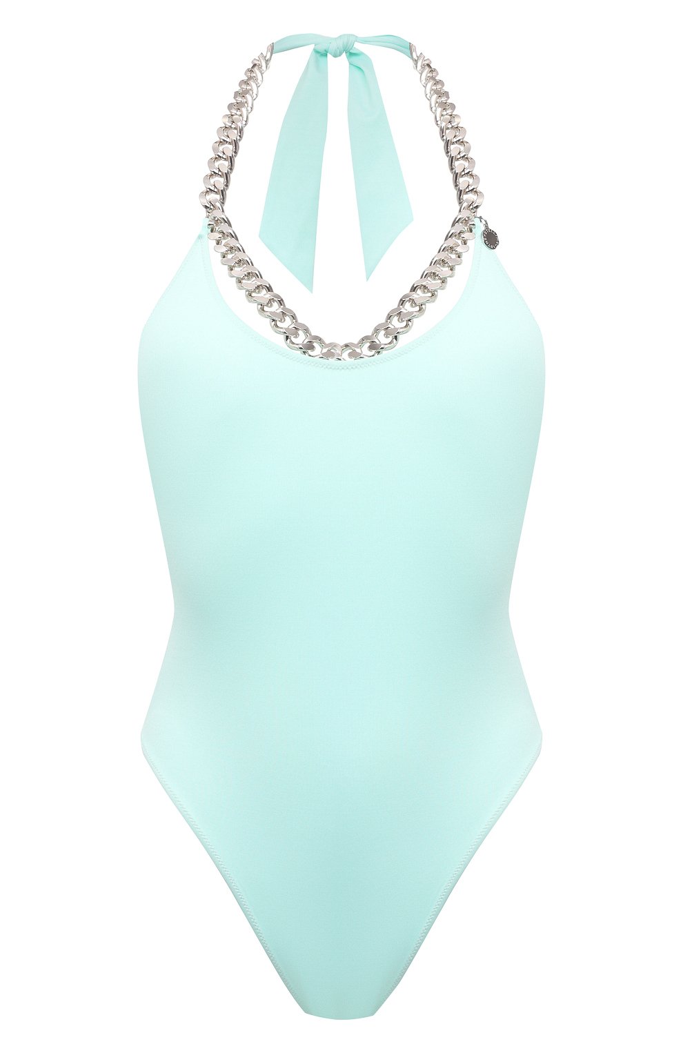 Слитный купальник STELLA MCCARTNEY голубого цвета по цене 39950 руб., арт. S7BG81210, фото 1 Слитный купальник STELLA MCCARTNEY, арт. S7BG81210, фото 1