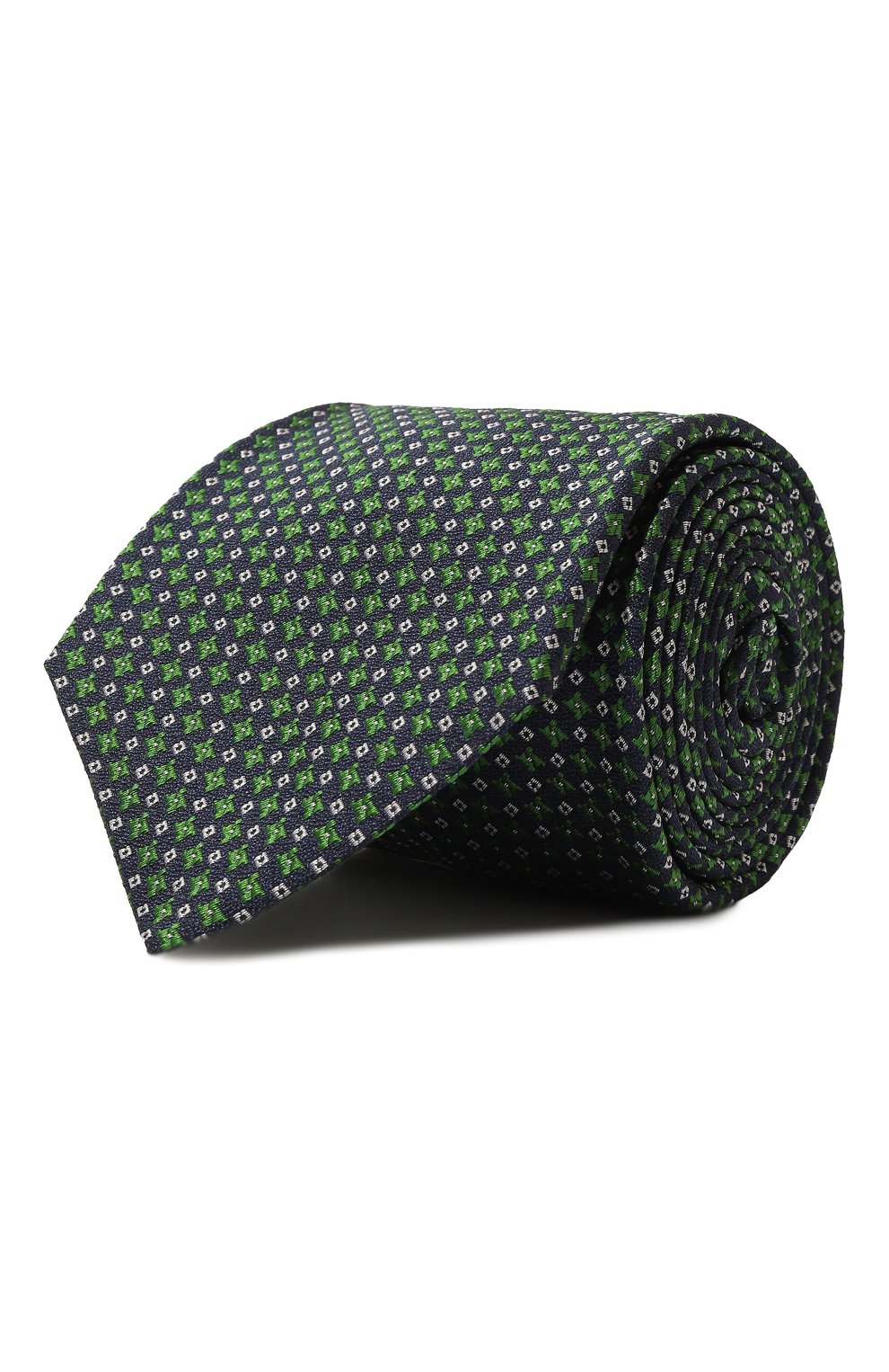 Шелковый галстук KITON зеленого цвета по цене 31900 руб., арт. UCRVKLC02I54, фото 1 Шелковый галстук KITON, арт. UCRVKLC02I54, фото 1