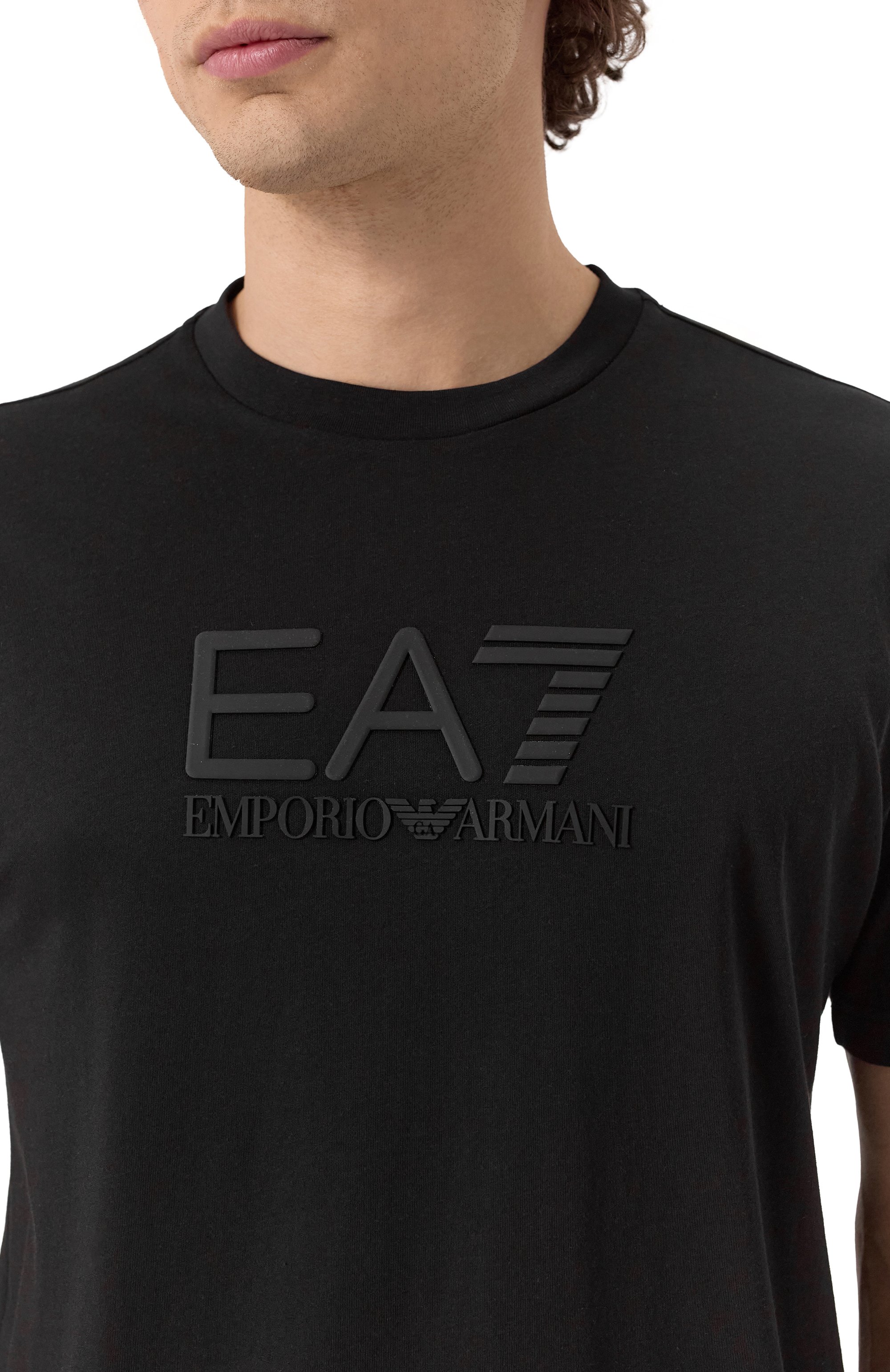 Хлопковая футболка EA7, арт. 7M000224/AF10375, фото 5