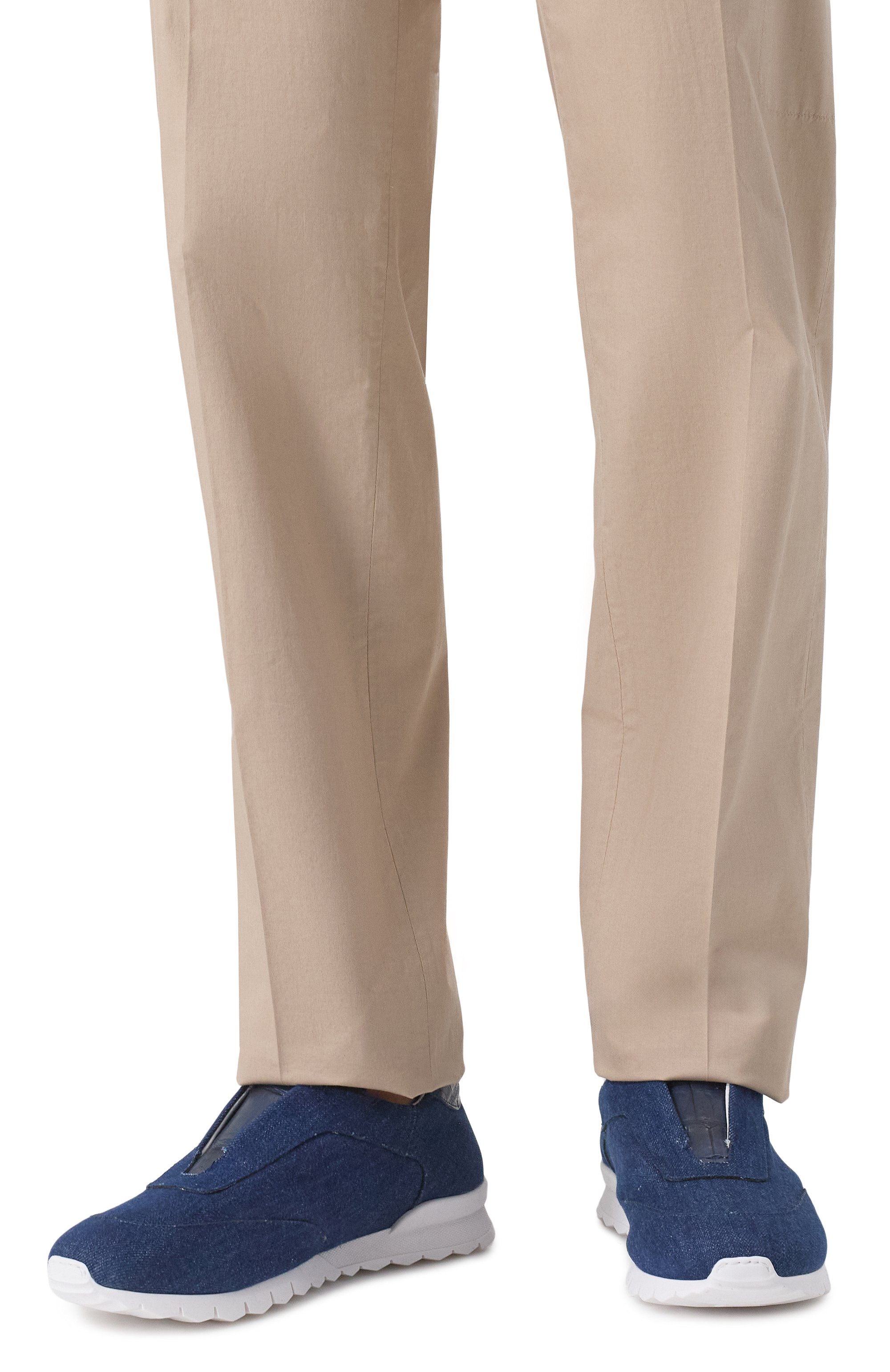 Текстильные кроссовки KITON, арт. USSA073N0115301, фото 3