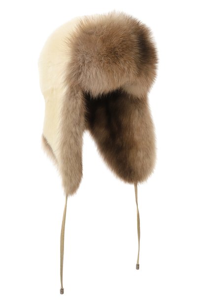 Женская шапка-ушанка из меха норки и соболя VICTORIA KUSENKOVA, арт. 091203641094