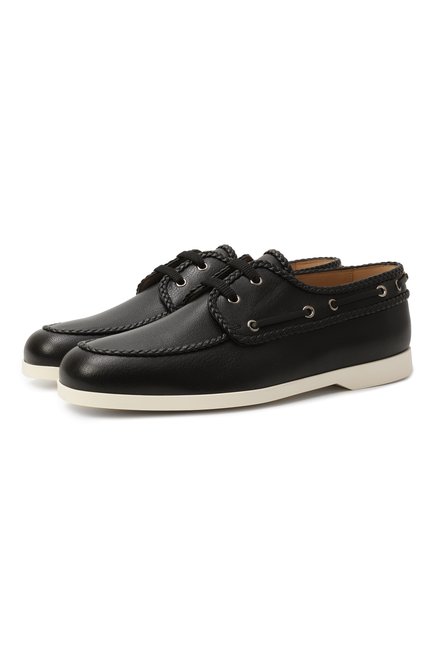 Мужские кожаные топсайдеры VALENTINO, арт. 7Y2S0J38/HCL