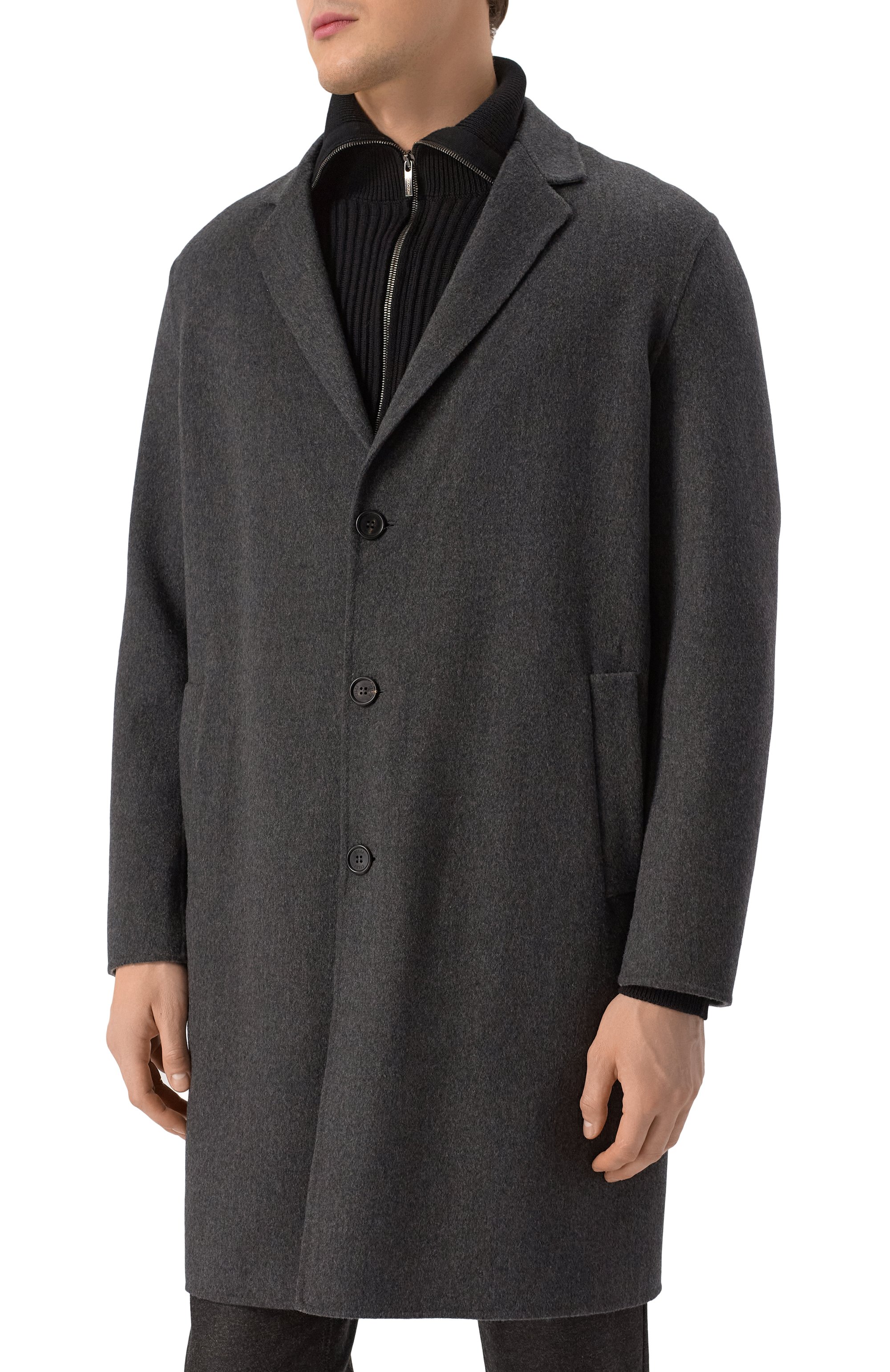 Кашемировое пальто ZILLI, арт. DBL002M030510008U, фото 3