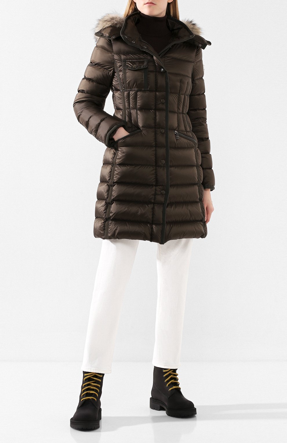 Пуховик moncler hermifur MONCLER, арт. E2-093-49900-15-53048, фото 2