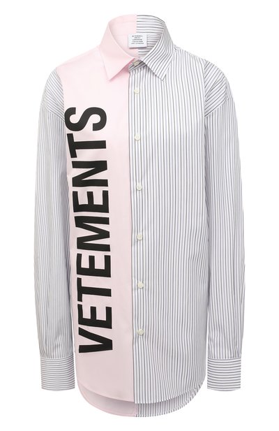 Женская хлопковая рубашка VETEMENTS, арт. UE52SH600P 1003/W