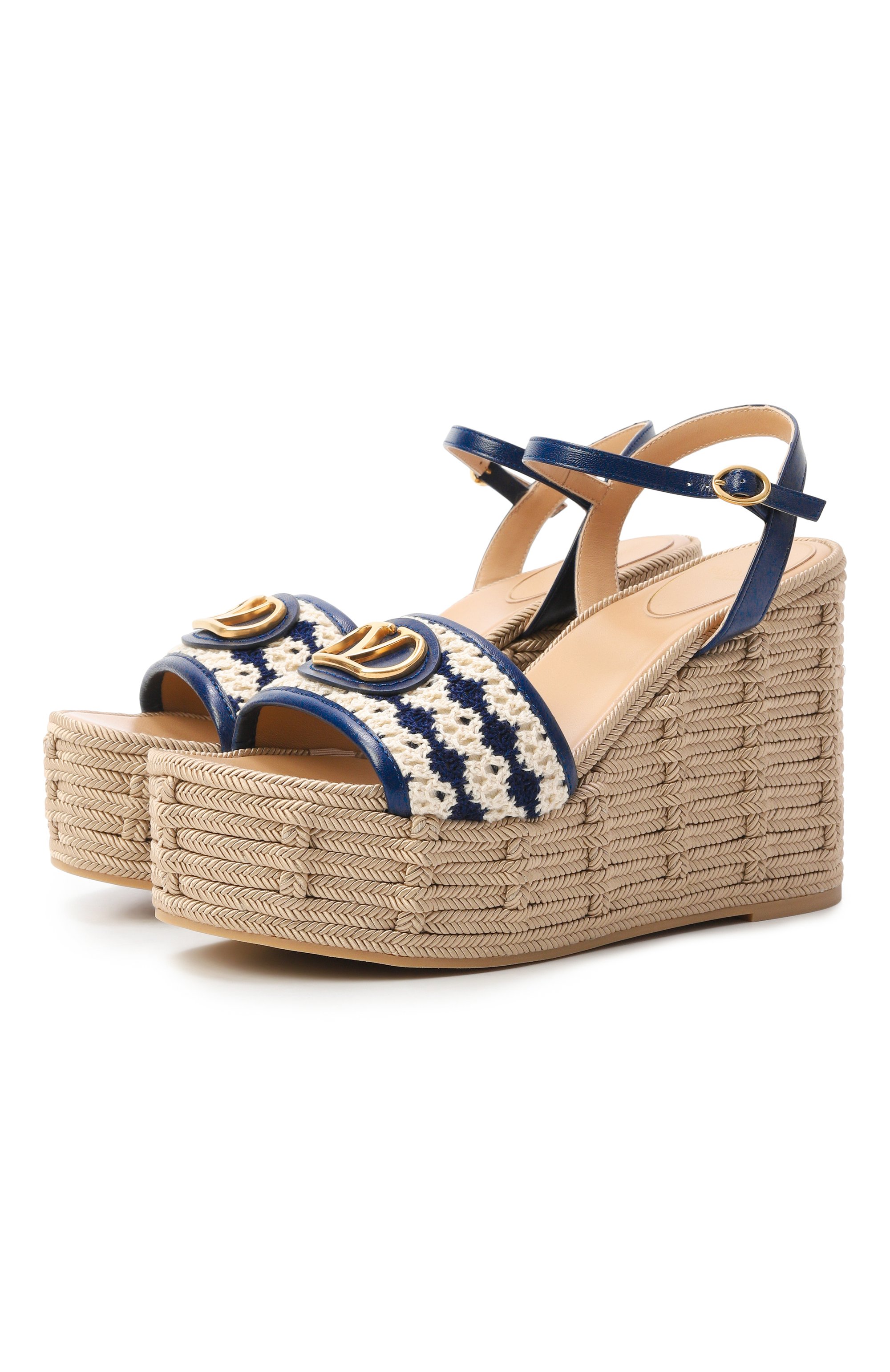 Текстильные босоножки vlogo signature 120 VALENTINO, арт. 8W0S0LY9/ARY, фото 1