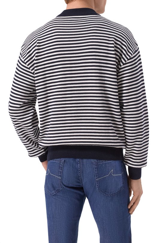 Хлопковый джемпер Paul&Shark 25411524 Синий  25411524 Фото 4