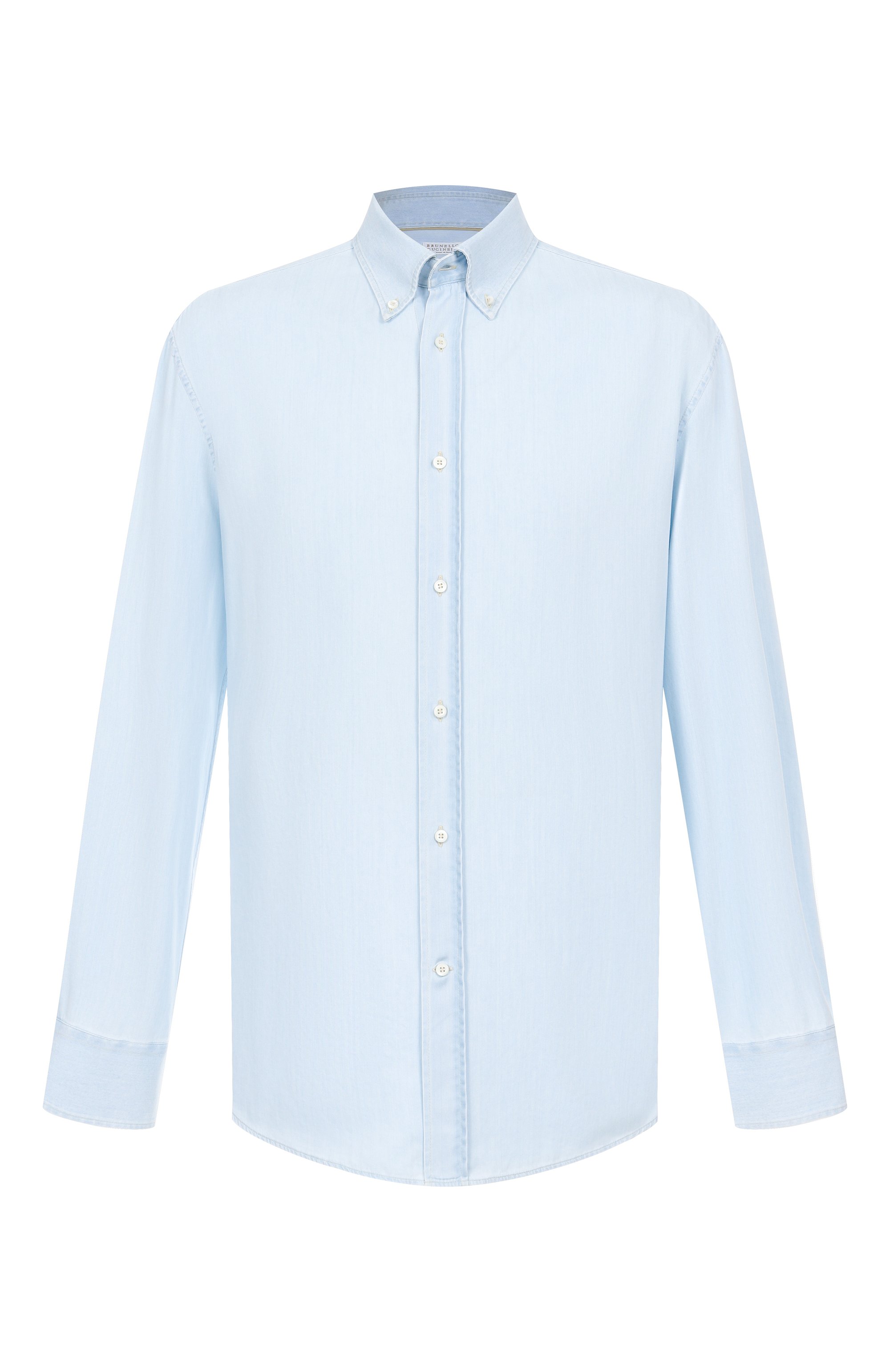 Хлопковая рубашка BRUNELLO CUCINELLI, арт. MR6831716P, фото 1