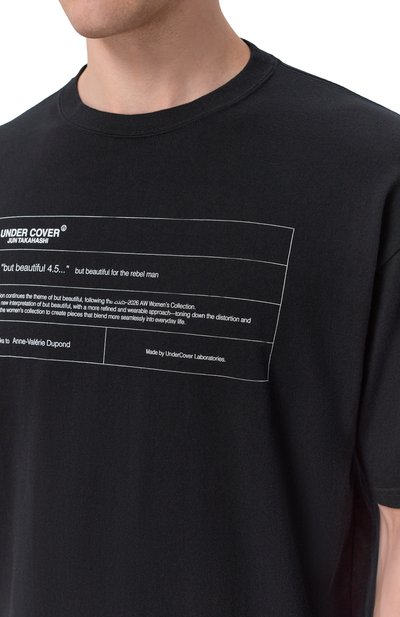 Хлопковая футболка UNDERCOVER, арт. UC1F3803, фото 5