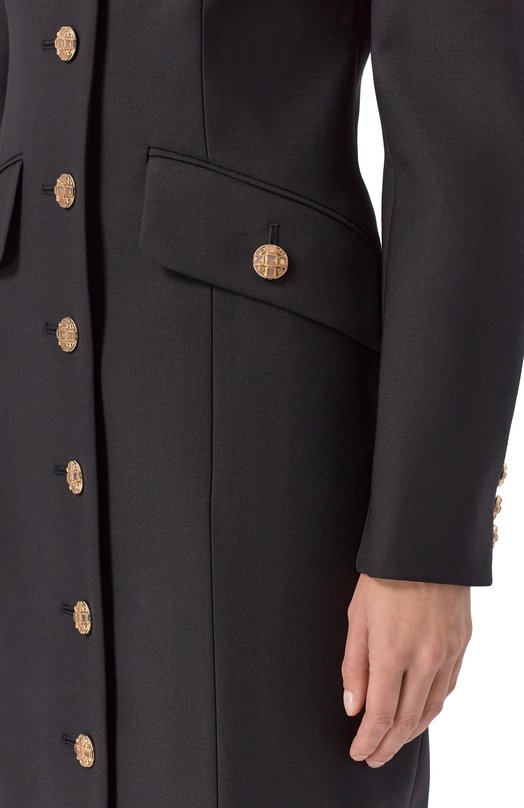 Шерстяное платье Shervarli DR25-0017 Чёрный  DR25-0017 Фото 4