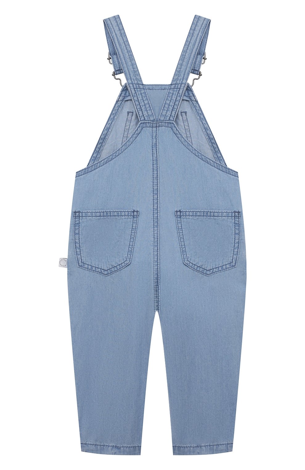 Джинсовый комбинезон STELLA MCCARTNEY голубого цвета по цене 10350 руб., арт. 8QAHG2, фото 2 Джинсовый комбинезон STELLA MCCARTNEY, арт. 8QAHG2, фото 2
