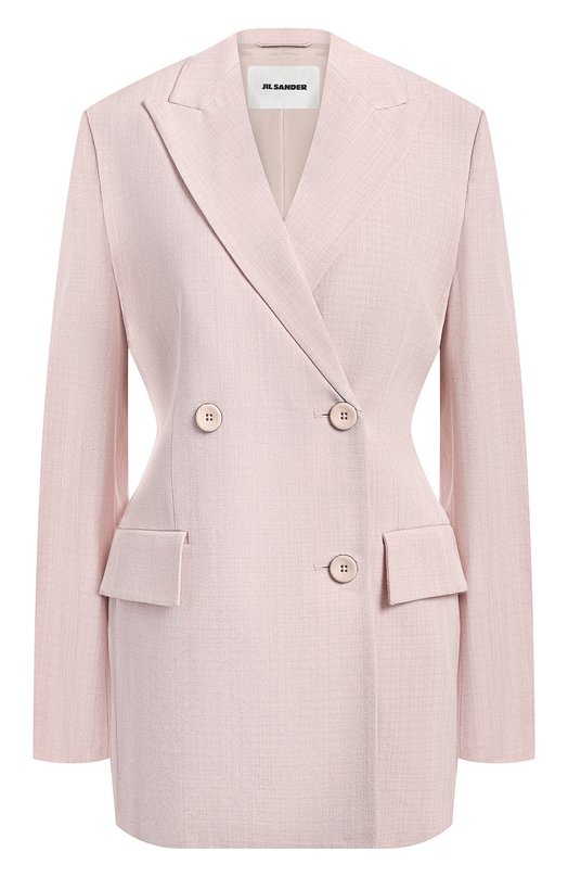 

Жакет из вискозы и шелка Jil Sander, Розовый