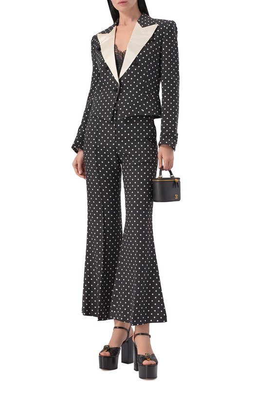 Кожаные босоножки Panthea 125 Valentino 8W2S0PA9/LIR Чёрный  8W2S0PA9/LIR Фото 3