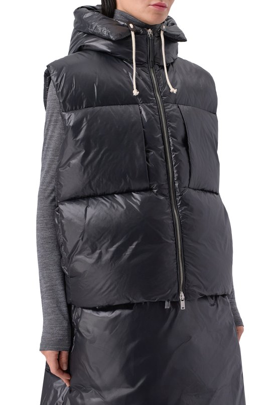 Пуховый жилет Jil Sander J40AF0175/J70007 Чёрный  J40AF0175/J70007 Фото 3