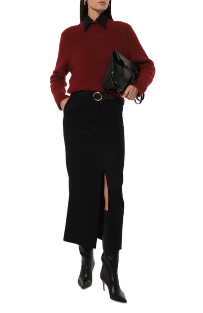 Шерстяной свитер ANTONELLI FIRENZE бордового цвета по цене 43900 руб., арт. 41358M/01650, фото 2 Шерстяной свитер ANTONELLI FIRENZE, арт. 41358M/01650, фото 2