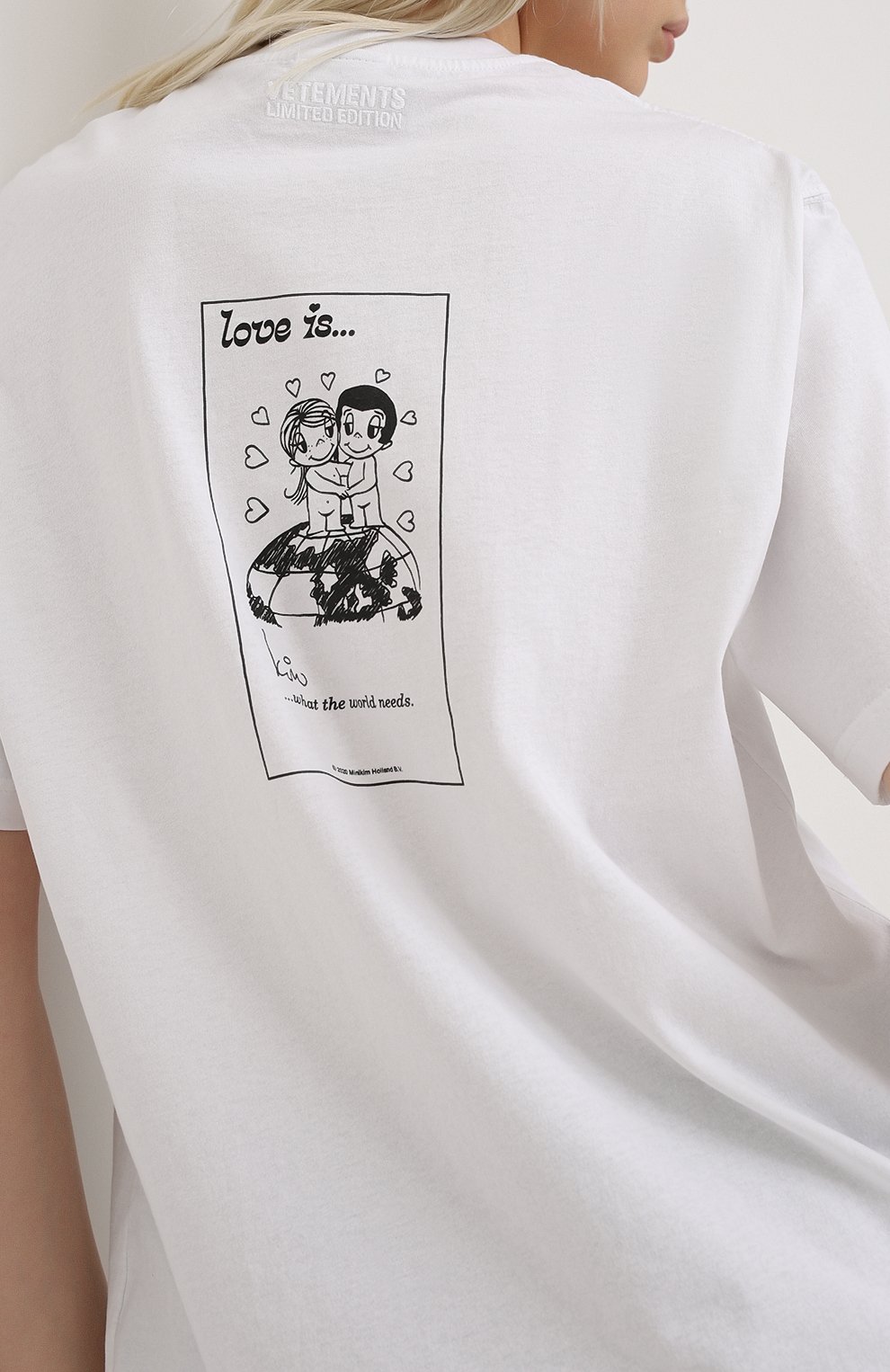 Хлопковая футболка VETEMENTS, арт. UAH21TR684 1600/W, фото 4