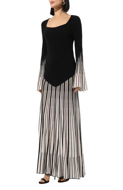 Платье из шерсти и шелка CHLOÉ, арт. CHC23AMR04662 001, фото 3